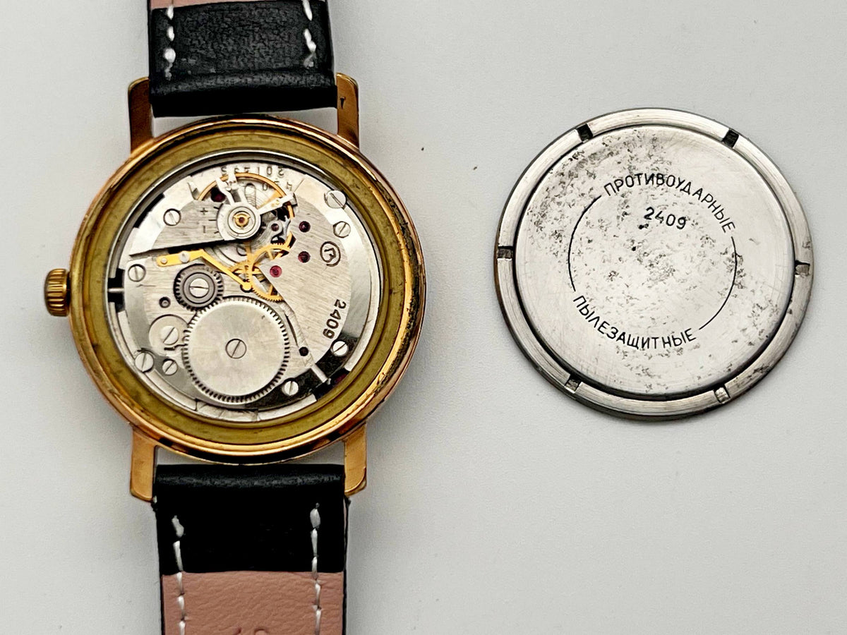 Vintage WOSTOK 2409 AU 20 Soviet Mechanical Watch | Vostok USSR Gilt Watch