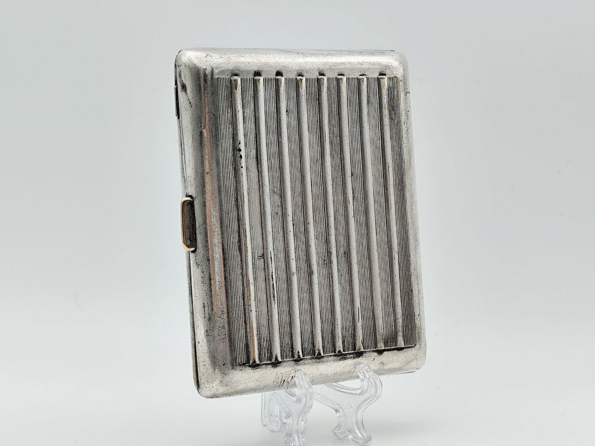 Cigarette Case Destroyer Steregushchiy Vintage Soviet | St Petersburg Naval Monument Tobacciana USSR