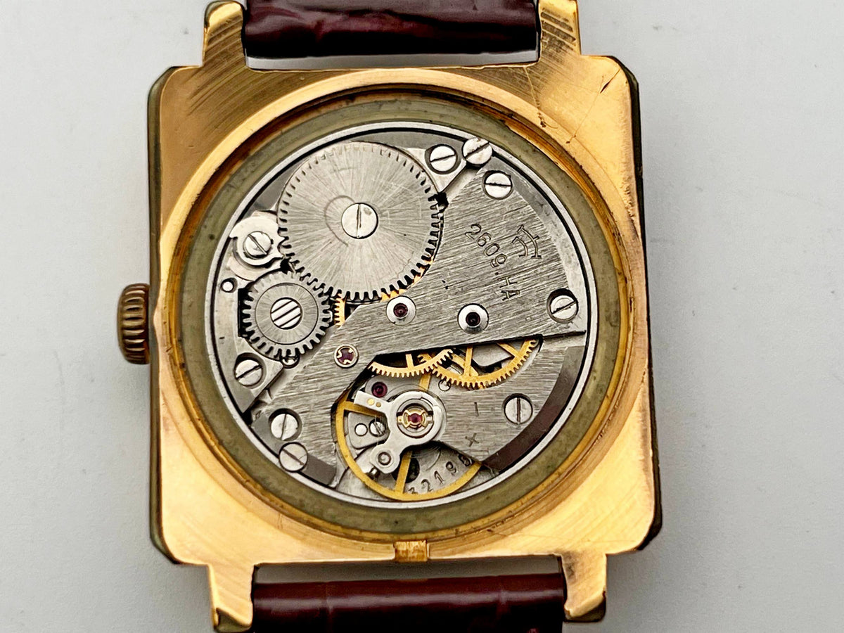 Vintage Raketa 2609 Square AU 20 Soviet Mechanical Watch | USSR Watch