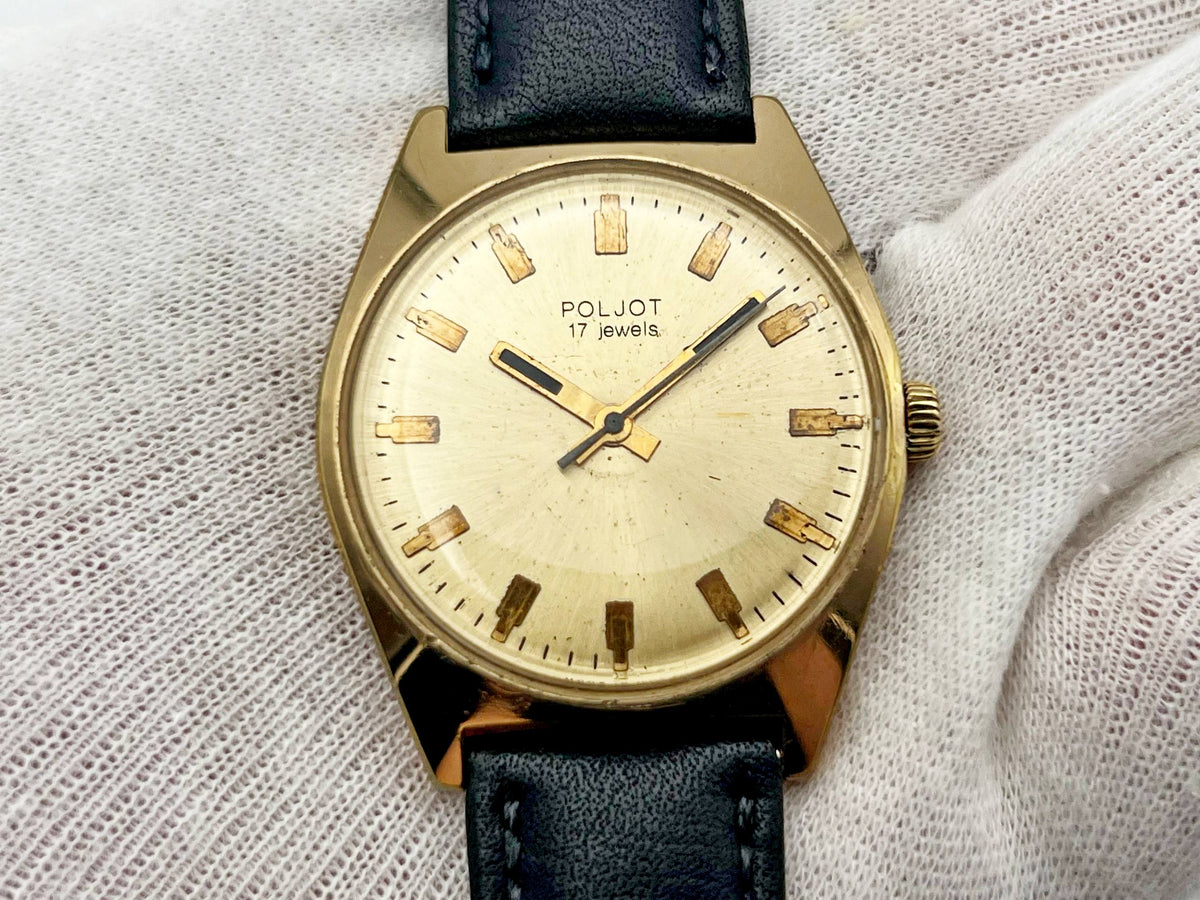 Vintage POLJOT 2609 AU10 Soviet Mechanical Watch | Gilding  Wristwatch USSR Watch