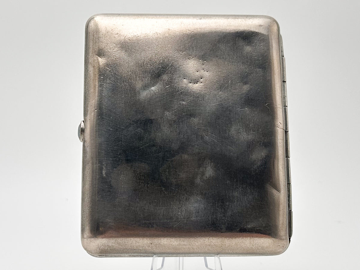 Cigarette Case Lenin Library Vintage Soviet | MMP Metallodetal Melchior Tobacciana USSR