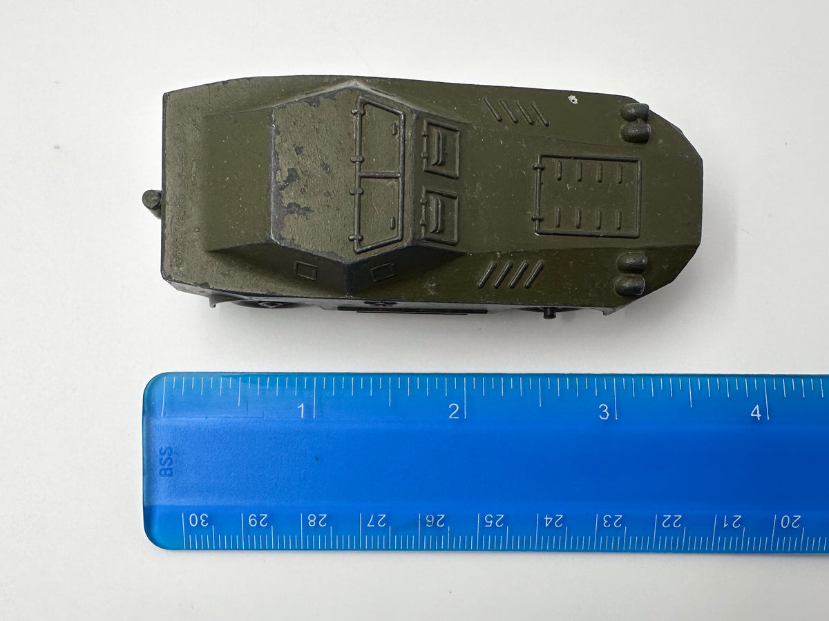 Set of 2 Vintage Soviet BRDM-1 Armored Cars | USSR Diecast Military Toy Vehicles