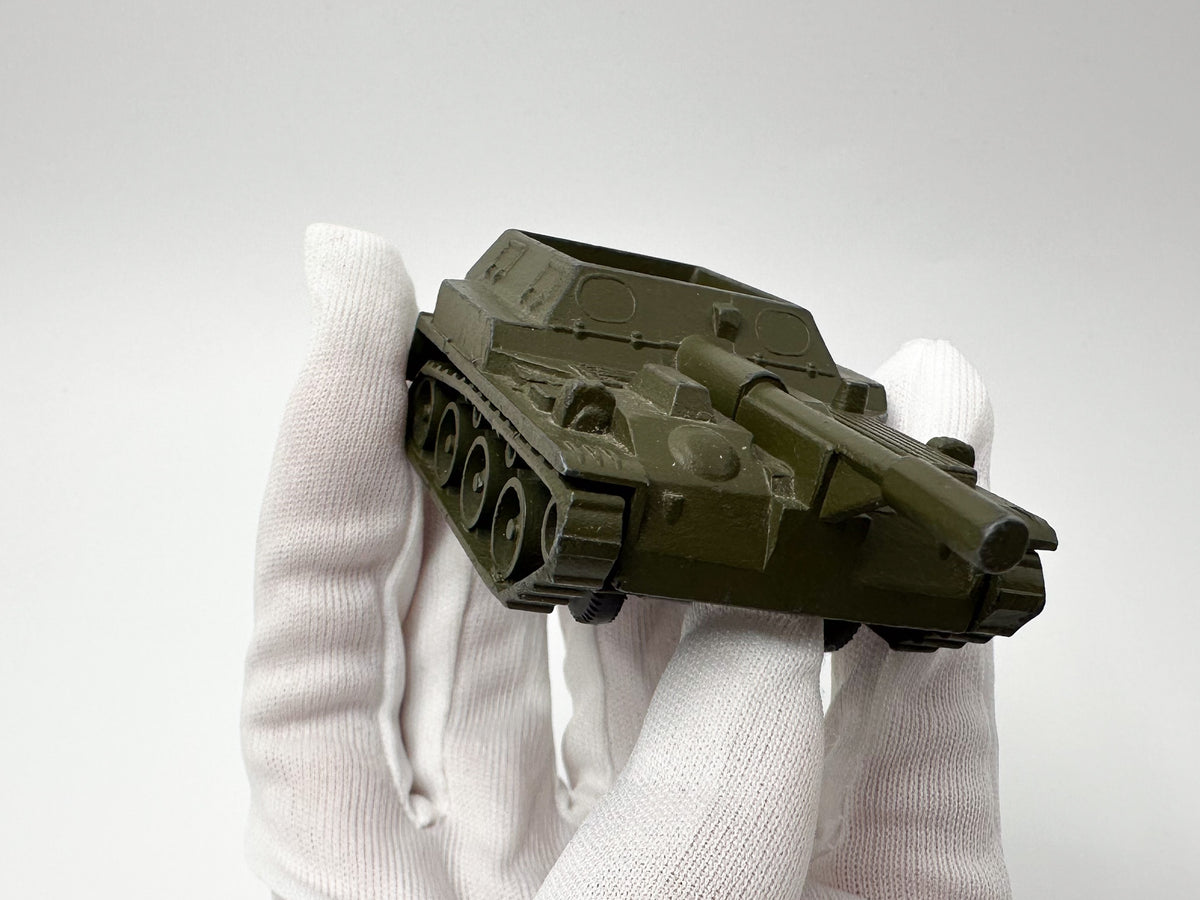 Vintage Soviet SPG Tank Destroyer Toy | USSR Diecast Military Collectible