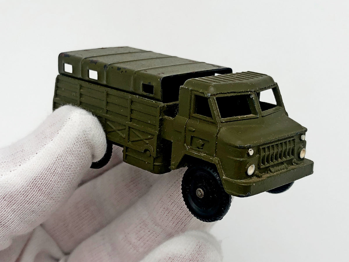 Vintage GAZ-66 Airborne Military Truck Toy | USSR Diecast Metal Shishiga with Canopy