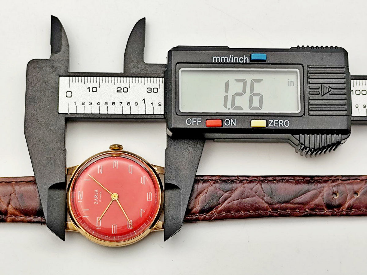 Vintage Zarya AU Soviet Mechanical Watch | Gilding Wristwatch USSR Watch