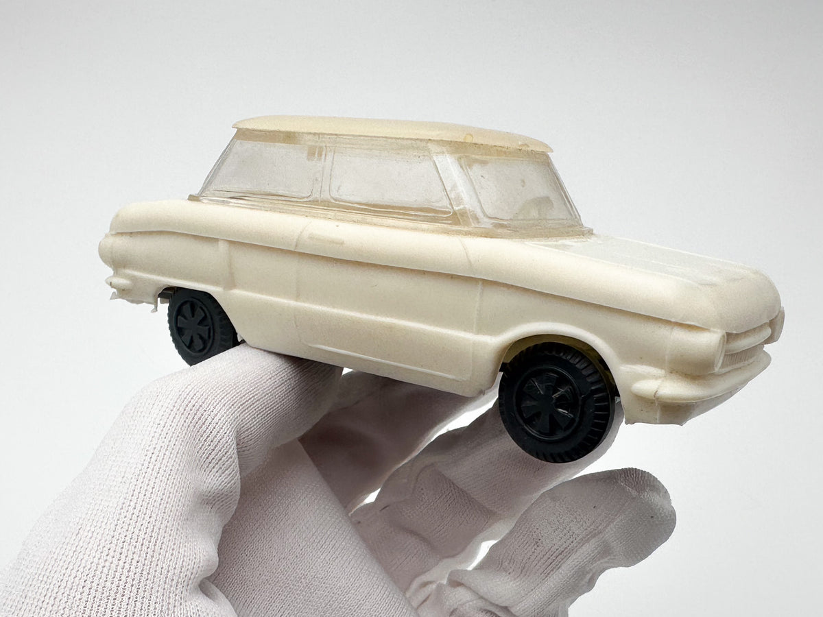 Vintage ZAZ-968 Zaporozhets Toy Car with Box | USSR Plastic Collectible Miniature