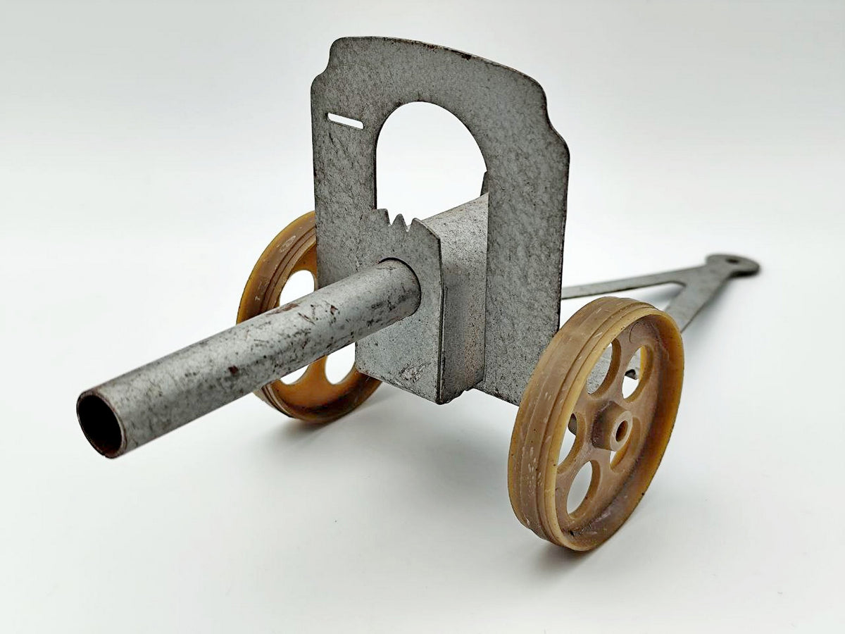 Vintage Soviet Artillery Cannon Toy | USSR Metal Field Gun Military Collectible