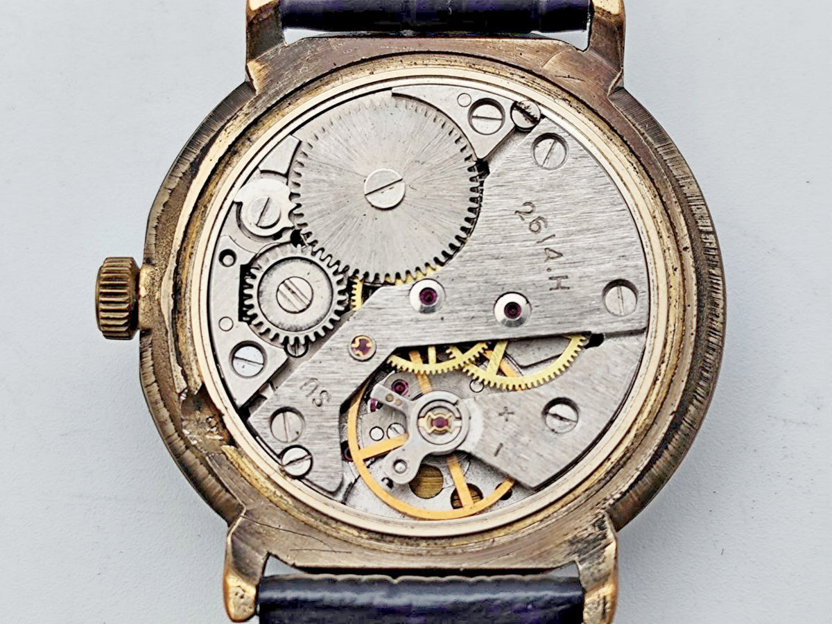 Vintage RAKETA 2614 Black Prince Soviet Mechanical Watch | Very Rare Wristwatch Calendar USSR Men's Watch